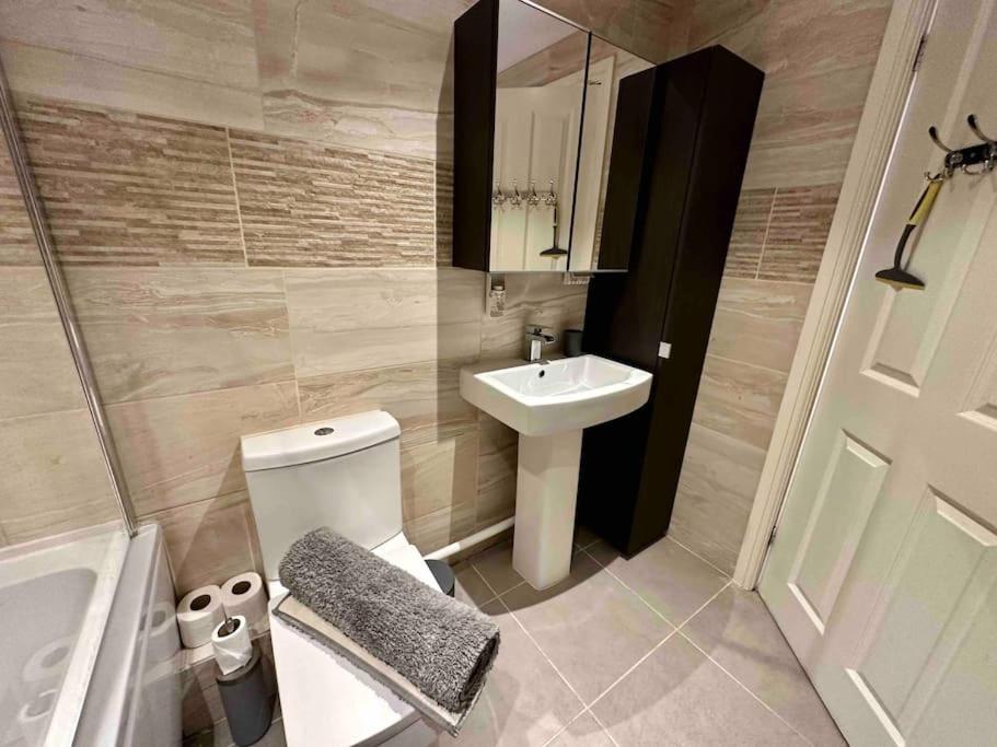 Waterside Mufc & Trafford Centre Townhouse 4 Bedroom Free Parking Manchester Exteriér fotografie